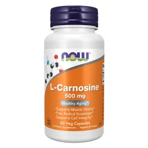L-Carnosine 500 mg – NOW Foods – 50 Veg Capsules