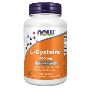 L-Cysteine 500 mg – NOW Foods – 100 Tablets