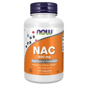 NAC 600 mg – NOW Foods – 100 Capsules