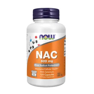 NAC 600 mg – NOW Foods – 120 Capsules