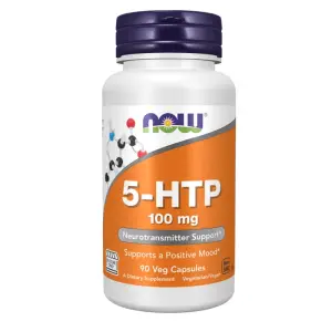 5-HTP 100 mg Veg Capsule – NOW Foods – 90 Veg Capsules