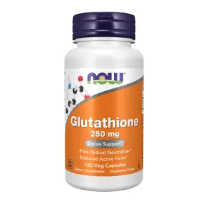 Glutathione 250 mg Veg Capsules – NOW Foods – 120 Veg Capsules