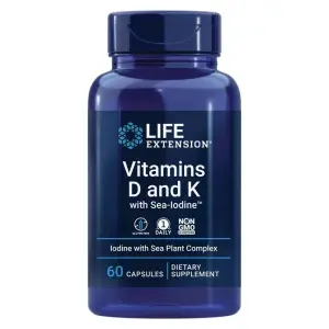 Vitamins D and K with Sea-Iodine - 60 Caps